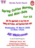 Wardie Guild Spring Coffee Morning and Mini-Sale!