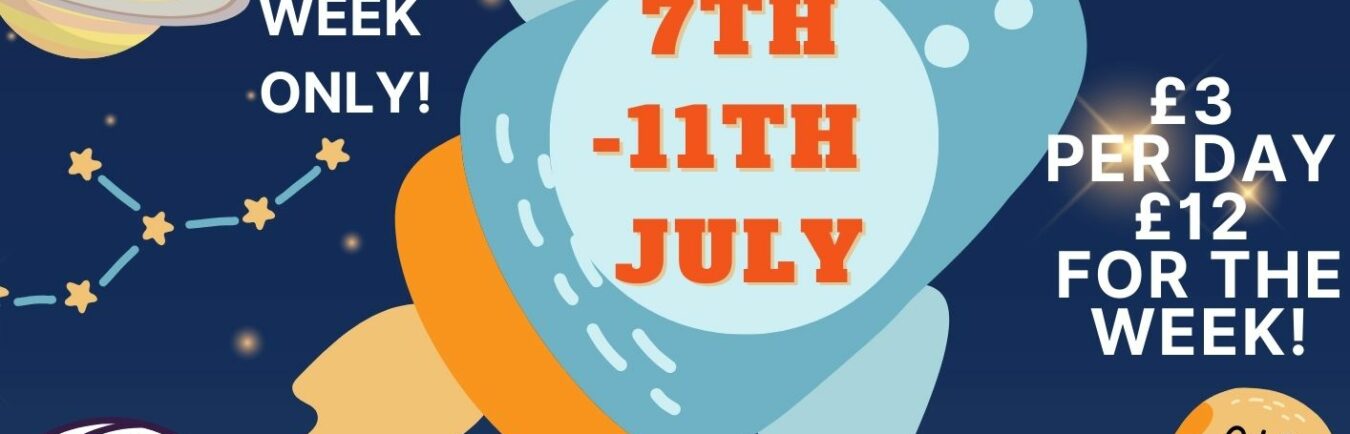 Blast off holiday club save the date