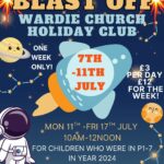 Blast off holiday club save the date