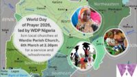 World Day of Prayer, 2026: 6th March at 2.30pm at Wardie